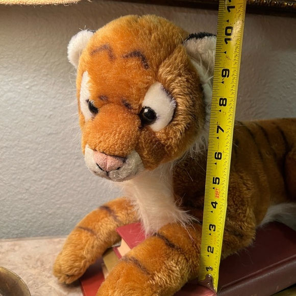 Animal Tiger Cub Plush 18"  Long Laying Down Realistic Stuffed - Picture 10 of 12